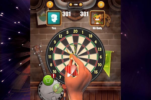 3D Darts 🕹️ 👾 | Geschicklichkeit Arcade Kostenloses Browserspiel - Bild 1