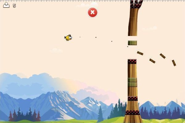 Angry Flappy Wings 🕹️ 👾 | Arcade Action Kostenloses Browserspiel - Bild 2