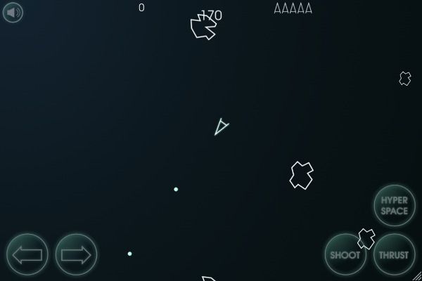 Atari Asteroids 🕹️ 👾 | Arcade Action Kostenloses Browserspiel - Bild 1