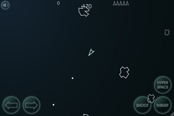 Atari Asteroids 🕹️ 👾 | Free Arcade Action Browser Game - Image 1