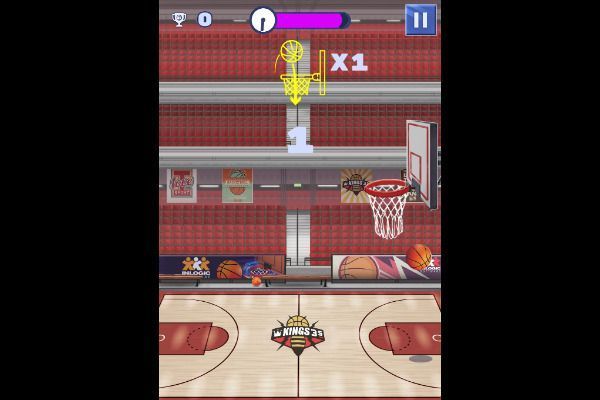 Basketball Kings 2022 🕹️ 👾 | Geschicklichkeit Arcade Kostenloses Browserspiel - Bild 2