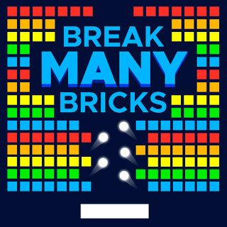 Spielen sie Break MANY Bricks  🕹️ 👾