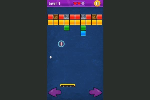 Brick Breaker 🕹️ 👾 | Geschicklichkeit Arcade Kostenloses Browserspiel - Bild 1