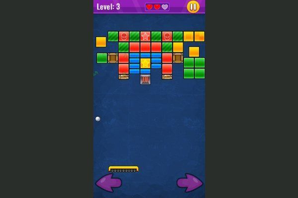 Brick Breaker 🕹️ 👾 | Geschicklichkeit Arcade Kostenloses Browserspiel - Bild 3