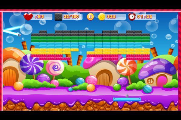 Brick Out 🕹️ 👾 | Geschicklichkeit Arcade Kostenloses Browserspiel - Bild 1