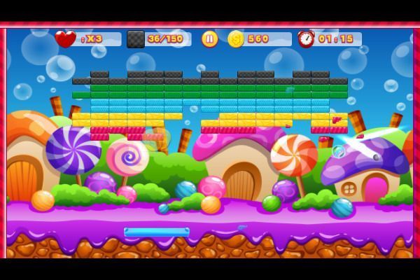 Brick Out 🕹️ 👾 | Geschicklichkeit Arcade Kostenloses Browserspiel - Bild 2