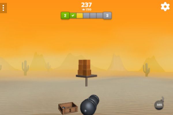 Cannon Balls 3D 🕹️ 👾 | Free Skill Arcade Browser Game - Image 2