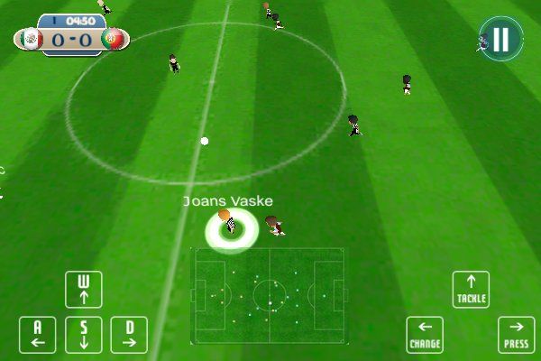 Football Soccer 🕹️ 👾 | Jeu de navigateur d'arcade d'adresse - Image 1