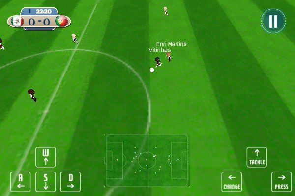 Football Soccer 🕹️ 👾 | Jeu de navigateur d'arcade d'adresse - Image 3