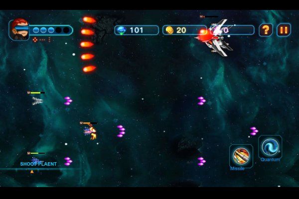 Galaxy Fleet Time Travel 🕹️ 👾 | Jogo de navegador arcade de ação - Imagem 2