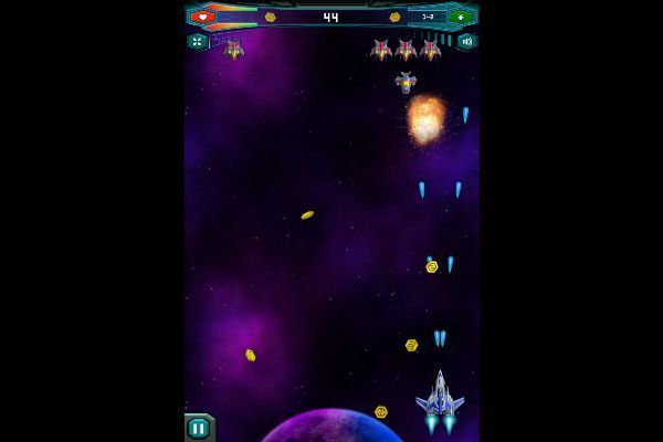 Galaxy Warriors 🕹️ 👾 | Free Arcade Action Browser Game - Image 3