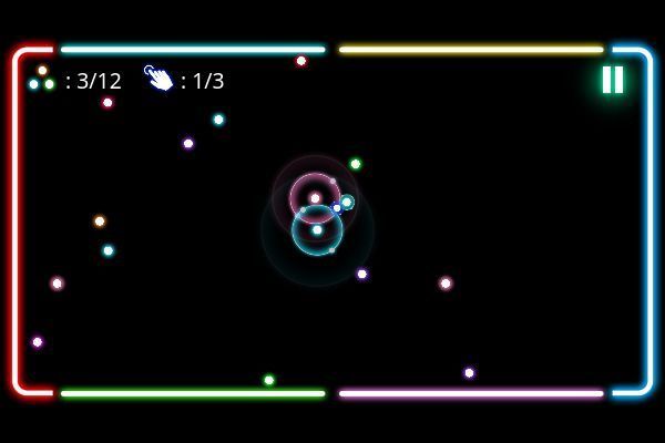Glow Explosions 🕹️ 👾 | Free Skill Arcade Browser Game - Image 1