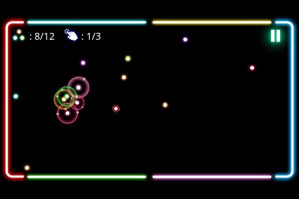 Glow Explosions 🕹️ 👾 | Free Skill Arcade Browser Game - Image 2