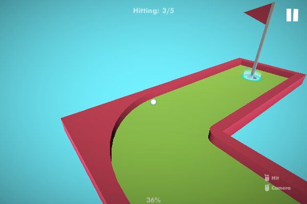 Golf Mini 🕹️ 👾 | Jogo de navegador arcade de habilidade - Imagem 3