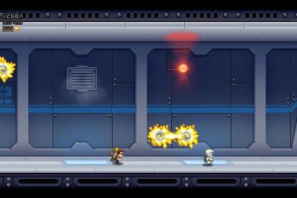 Jetpack Joyride 🕹️ 👾 | Gioco per browser arcade di azione - Immagine 1