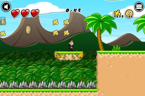 Kiba Kumba Jungle Chaos 🕹️ 👾 | Abenteuer Arcade Kostenloses Browserspiel - Bild 2