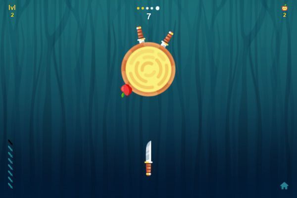 Knife Rain 🕹️ 👾 | Free Arcade Browser Game - Image 3