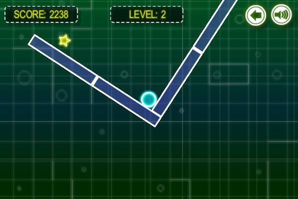 Neon Ball 🕹️ 👾 | Free Arcade Physics Browser Game - Image 2