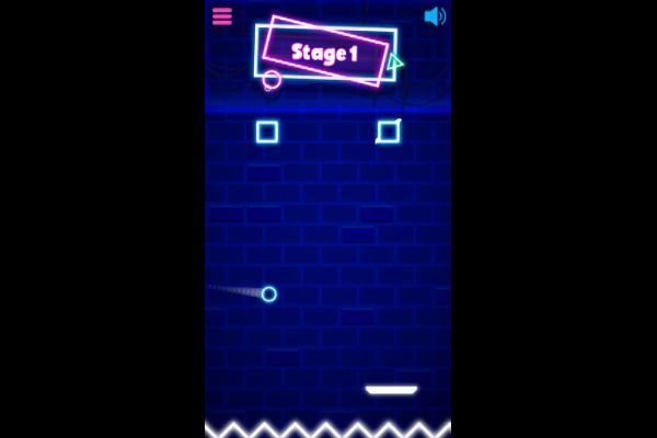 Neon Bricks 🕹️ 👾 | Jogo de navegador de habilidade arcade - Imagem 2