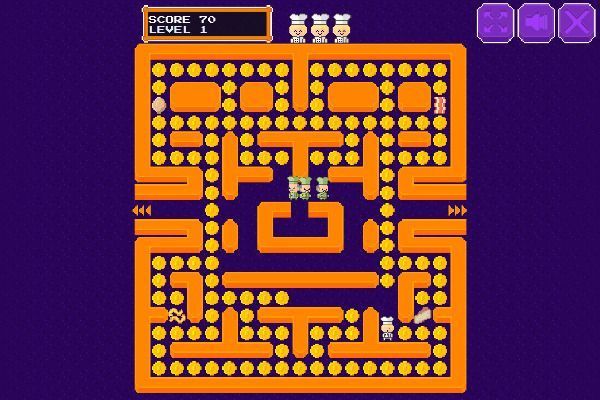 Pac Chef 🕹️ 👾 | Jogo de navegador de habilidade arcade - Imagem 1