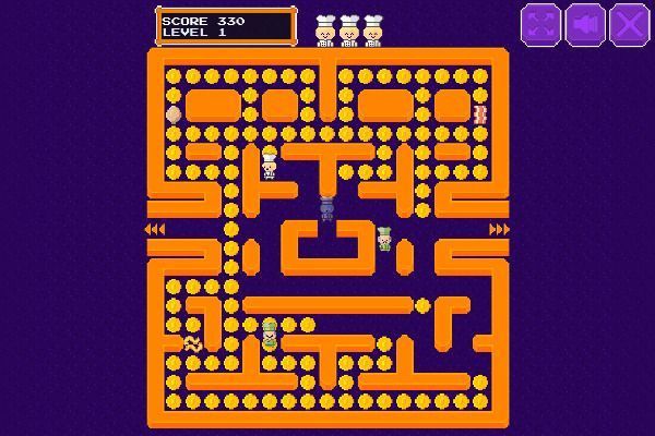 Pac Chef 🕹️ 👾 | Gioco per browser di abilità arcade - Immagine 2
