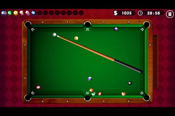 Pro Billiards 🕹️ 👾 | Geschicklichkeit Arcade Kostenloses Browserspiel - Bild 3