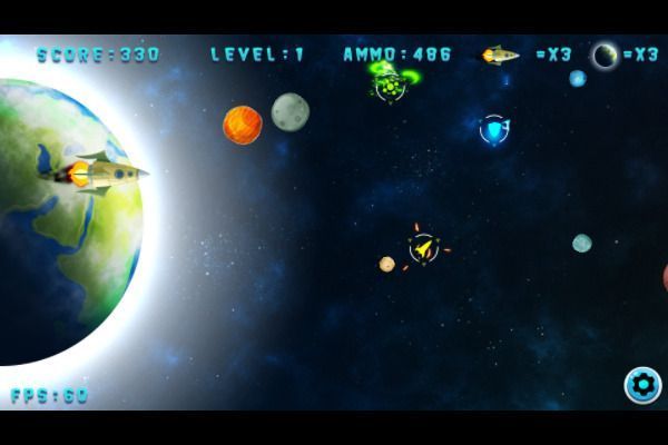 Protect the Earth 🕹️ 👾 | Arcade Action Kostenloses Browserspiel - Bild 1