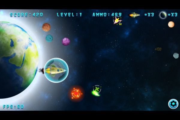 Protect the Earth 🕹️ 👾 | Jogo de navegador arcade de ação - Imagem 3