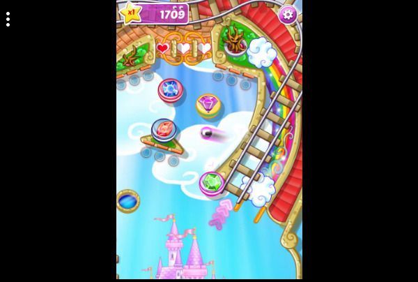 Rainbow Star Pinball 🕹️ 👾 | Free Skill Arcade Browser Game - Image 2