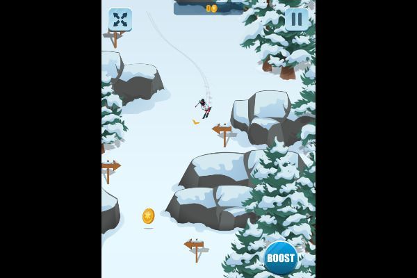 Ski King 2022 🕹️ 👾 | Jogo de navegador casual arcade - Imagem 1