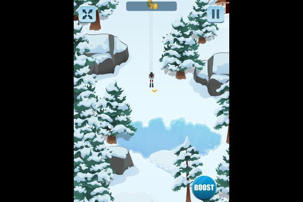 Ski King 2022 🕹️ 👾 | Juego de navegador casual arcade - Imagen 3