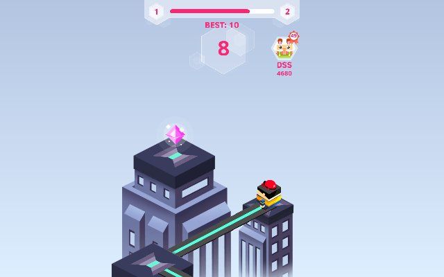 Sky Bridge 🕹️ 👾 | Free Arcade Casual Browser Game - Image 2
