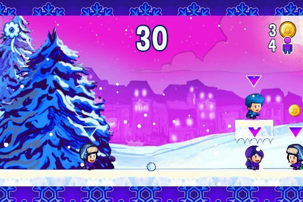 Snowball Champions 🕹️ 👾 | Geschicklichkeit Arcade Kostenloses Browserspiel - Bild 1