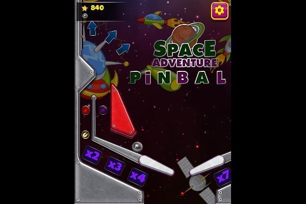 Space Adventure Pinball 🕹️ 👾 | Free Arcade Browser Game - Image 2