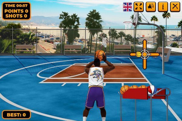 Street Basketball 🕹️ 👾 | Free Skill Arcade Browser Game - Image 1