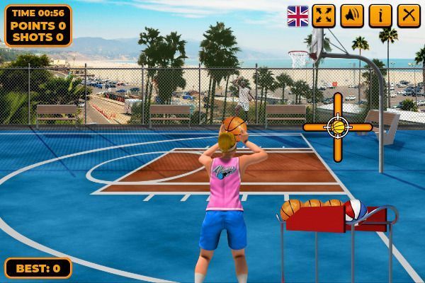 Street Basketball 🕹️ 👾 | Free Skill Arcade Browser Game - Image 2