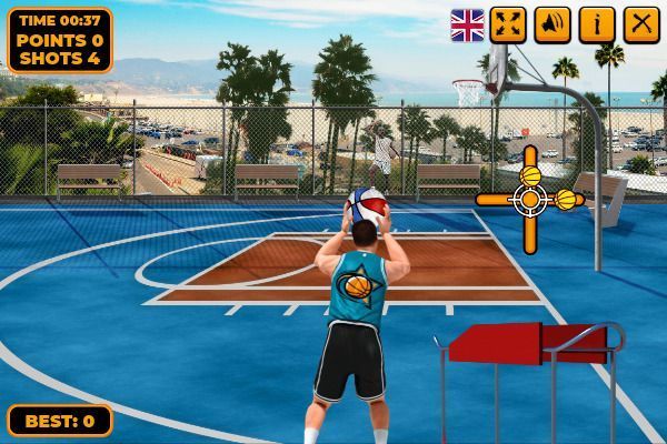Street Basketball 🕹️ 👾 | Free Skill Arcade Browser Game - Image 3
