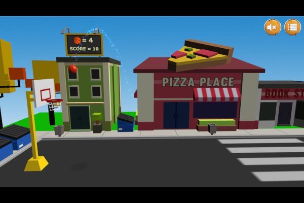 Street Hoops 3D 🕹️ 👾 | Juego de navegador de habilidad arcade - Imagen 1