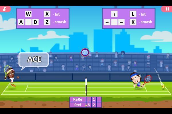 Tennis Masters 🕹️ 👾 | Jogo de navegador arcade de ação - Imagem 3