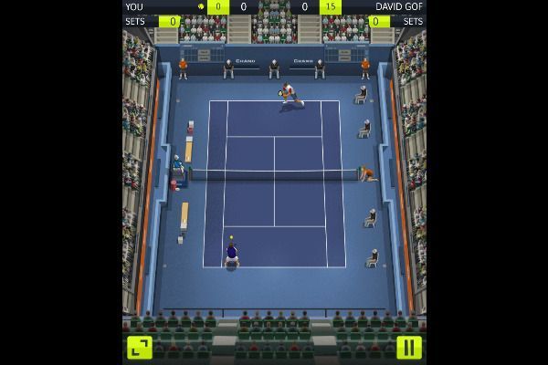 Tennis Open 2022 🕹️ 👾 | Gioco per browser di abilità arcade - Immagine 2