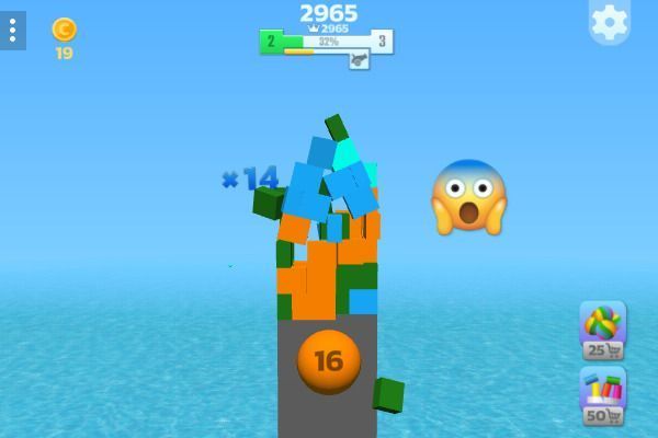 Tower Crash 3D 🕹️ 👾 | Gioco per browser di abilità con fisica - Immagine 3