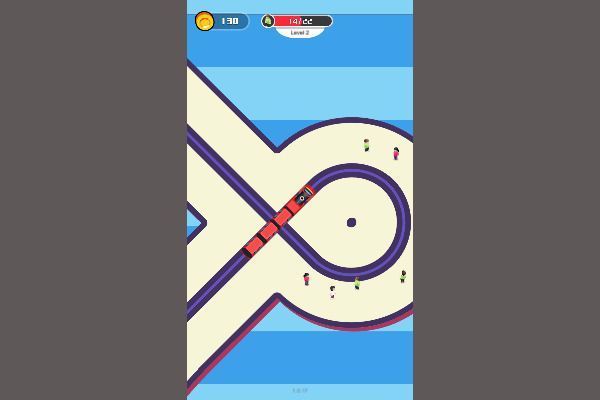 Train Snake 🕹️ 👾 | Jogo de navegador casual arcade - Imagem 3