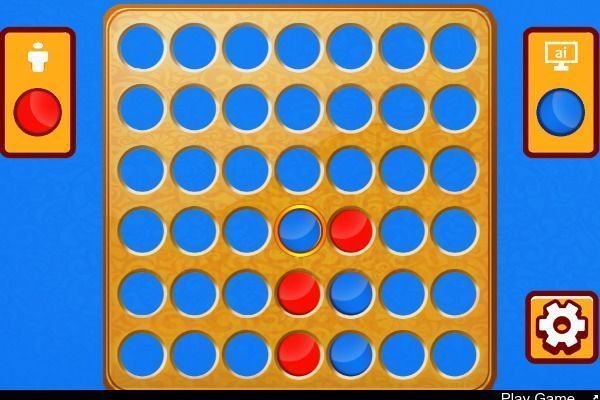4 In A Row 🕹️ 🎲 | Free Logic Board Browser Game - Image 1