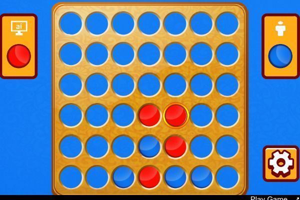 4 In A Row 🕹️ 🎲 | Free Logic Board Browser Game - Image 2