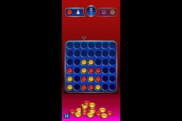 4 in Row Mania 🕹️ 🎲 | Free Board Strategy Browser Game - Image 2