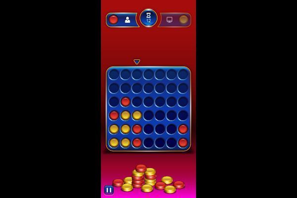 4 in Row Mania 🕹️ 🎲 | Free Board Strategy Browser Game - Image 3