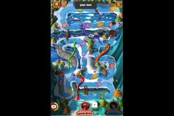 Adventurous Snake And Ladders 🕹️ 🎲 | Free Casual Board Browser Game - Image 3