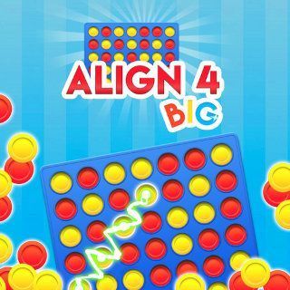 Spielen sie Align 4 BIG  🕹️ 🎲