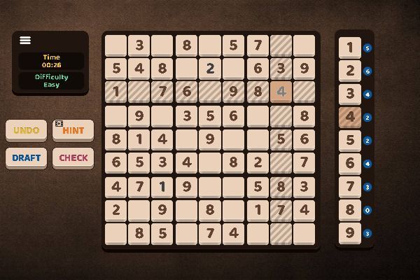Amazing Sudoku 🕹️ 🎲 | Puzzle Brettspiel Kostenloses Browserspiel - Bild 2