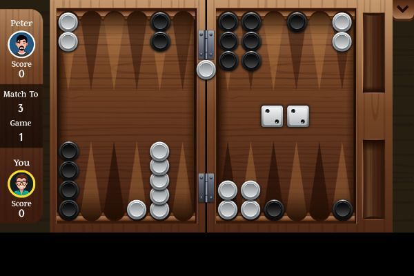 Backgammon Classic 🕹️ 🎲 | Brettspiel Geschicklichkeit Kostenloses Browserspiel - Bild 3